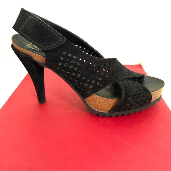 Pedro Garcia Shoes - Pedro Garcia Black Suede heels